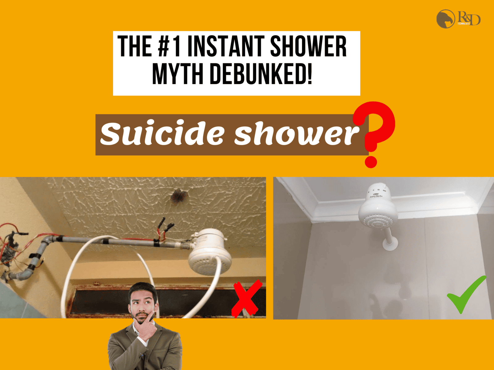 The #1 Instant Hot Water Heating Myth Debunked: Suicide shower