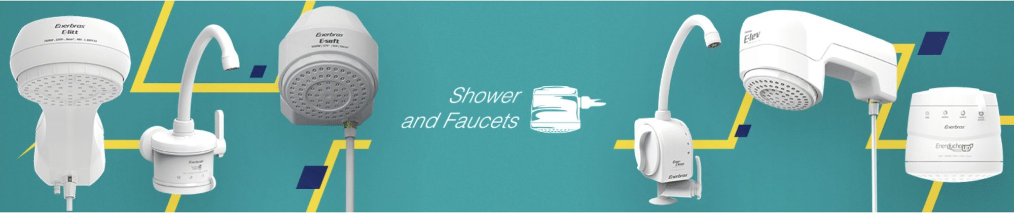 Enerbras showers and taps